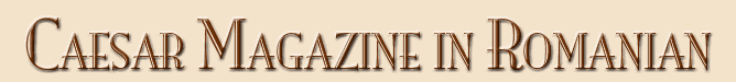 Caesar Magazine in Romanian