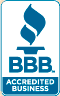 Better Business Bureau Logo. Click to verify better business bureau accreditation and see a report.
