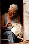 Weaver in Doorway