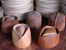 Hat blocks for Panama hats