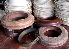 Flanges for Panama hats