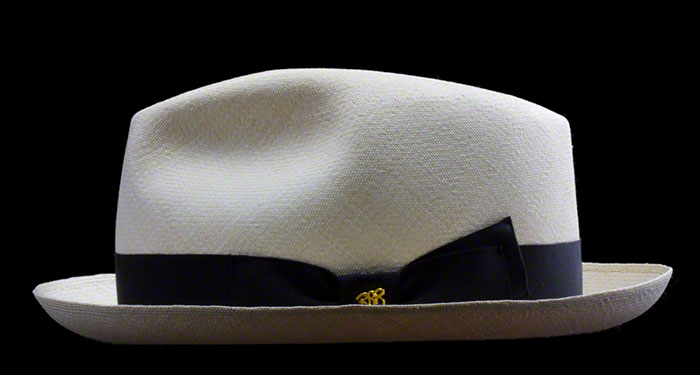 panama hat sean connery. a skinny-brim Panama hat.