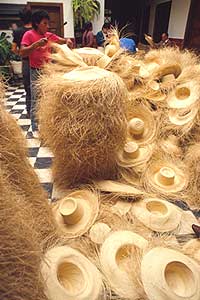 Branding Panama hats