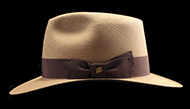 Classic Fedora Cocoa genuine Panama hat