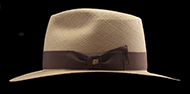 Classic Fedora Cocoa genuine Panama hat