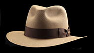 Classic Fedora Cocoa genuine Panama hat