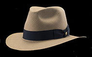 Classic Fedora Cocoa genuine Panama hat