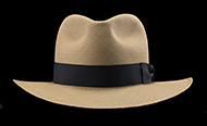 Classic Fedora Cocoa genuine Panama hat