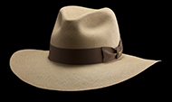 Classic Fedora Cocoa genuine Panama hat