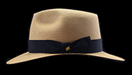 Classic Fedora Cocoa genuine Panama hat