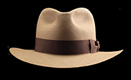 Classic Fedora Cocoa genuine Panama hat