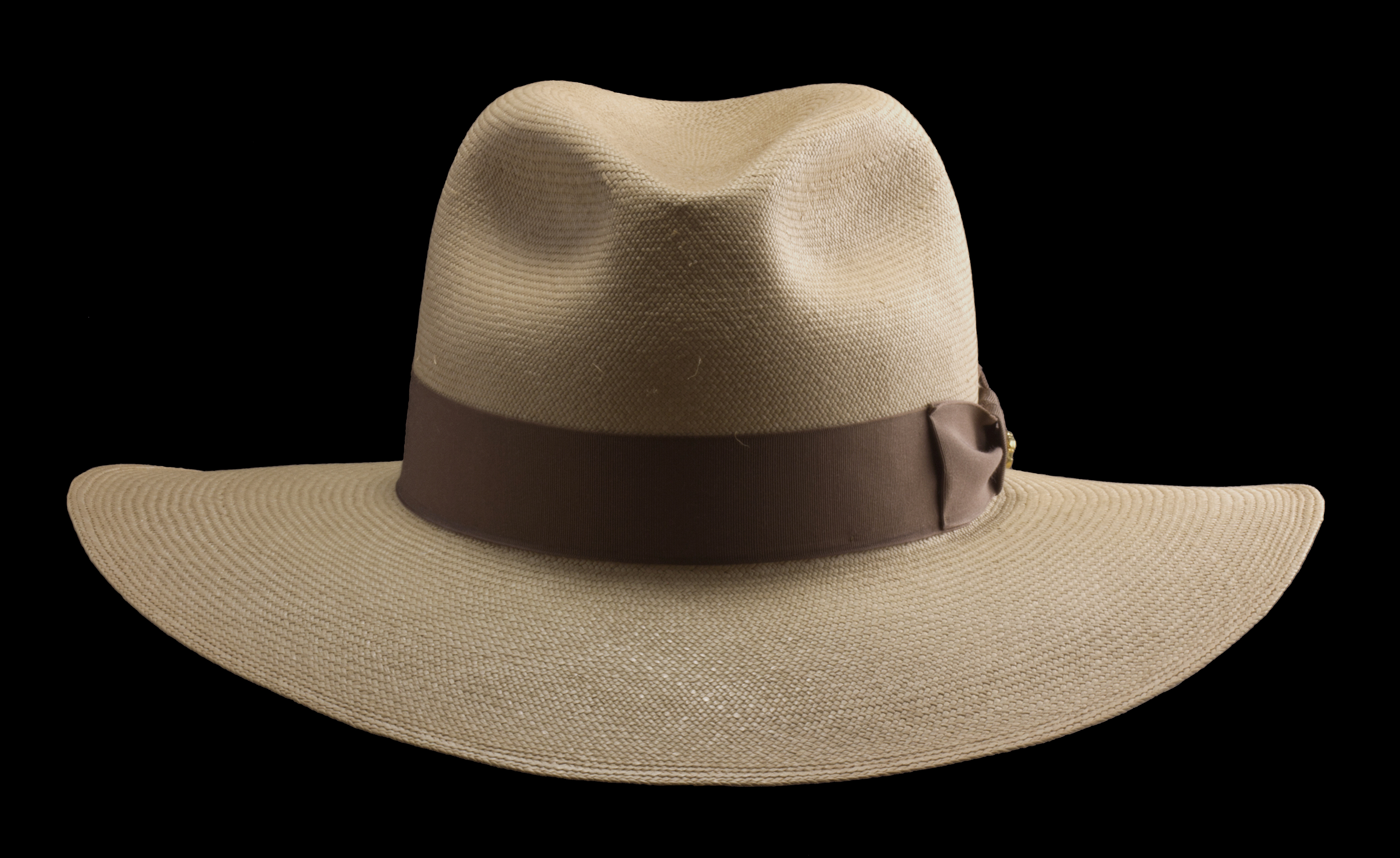 Classic Fedora Cocoa genuine Panama hat