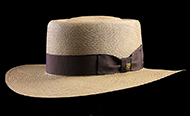 Bahama Beach Cocoa genuine Panama hat