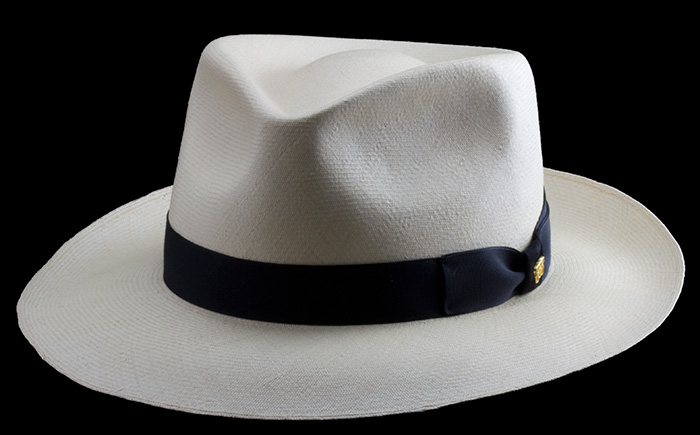 Brent Black Panama Hats