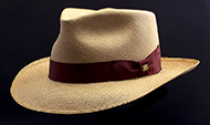 Classic Fedora Cocoa genuine Panama hat