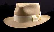 Classic Fedora Cocoa genuine Panama hat