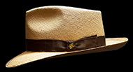 Classic Fedora Cocoa genuine Panama hat