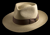 Classic Fedora Cocoa SE genuine Panama hat