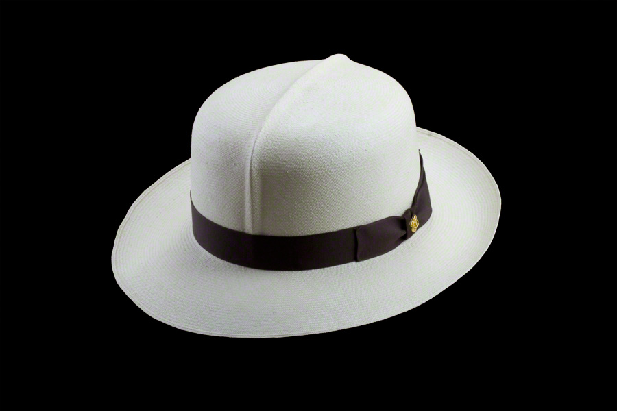 ORIGINAL PANAMA CHAPEAU FEDORA PLOMB