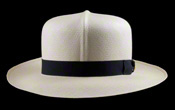 Foldable Montecristi Panama Hat - Front View