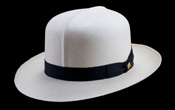 $1000 Foldable Optimo with Dark Blue Ribbon - Three Quarters - Diamond Weave