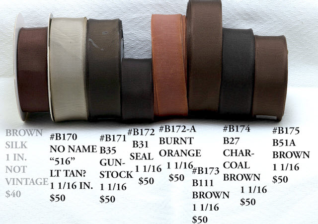 Panama Service Ribbons Vintage Ribbons — Brent Black Panama Hats