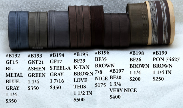 Panama Service Ribbons Vintage Ribbons — Brent Black Panama Hats